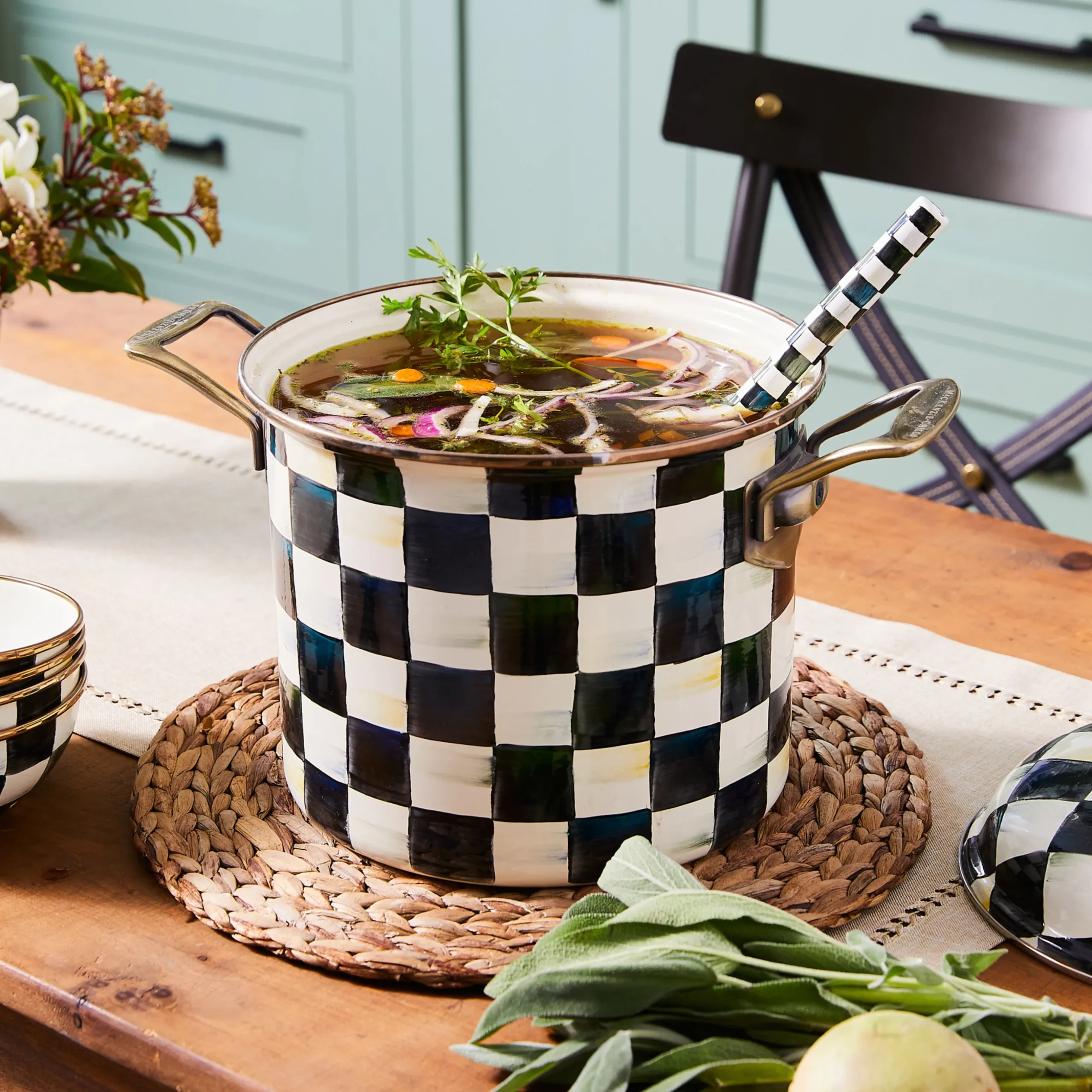 Courtly Check 7 Quart Stockpot