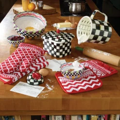 Courtly Check Recipe Box