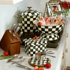 Courtly Check Recipe Box
