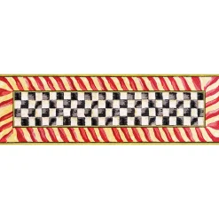 Courtly Check Red & Gold 2'6