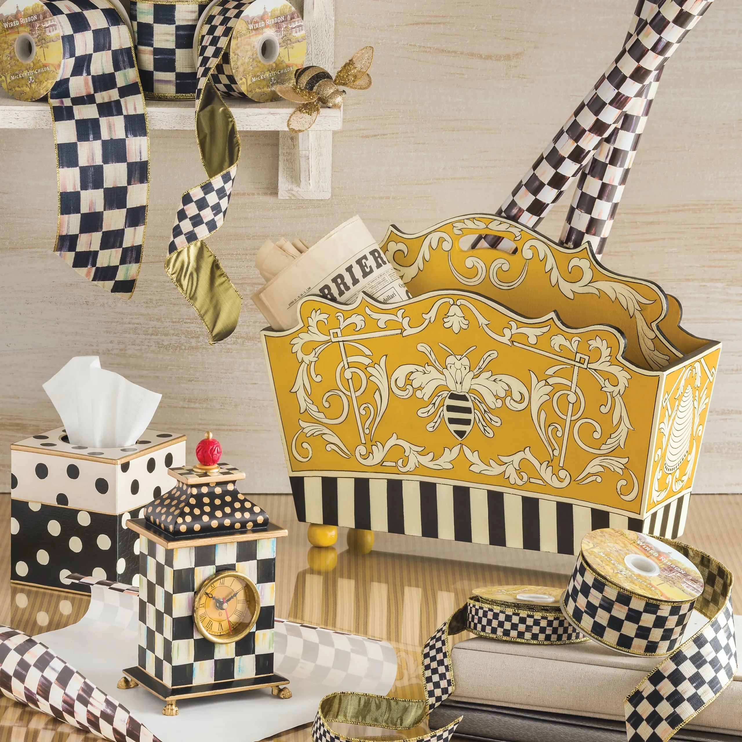 Courtly Check 4" Ribbon