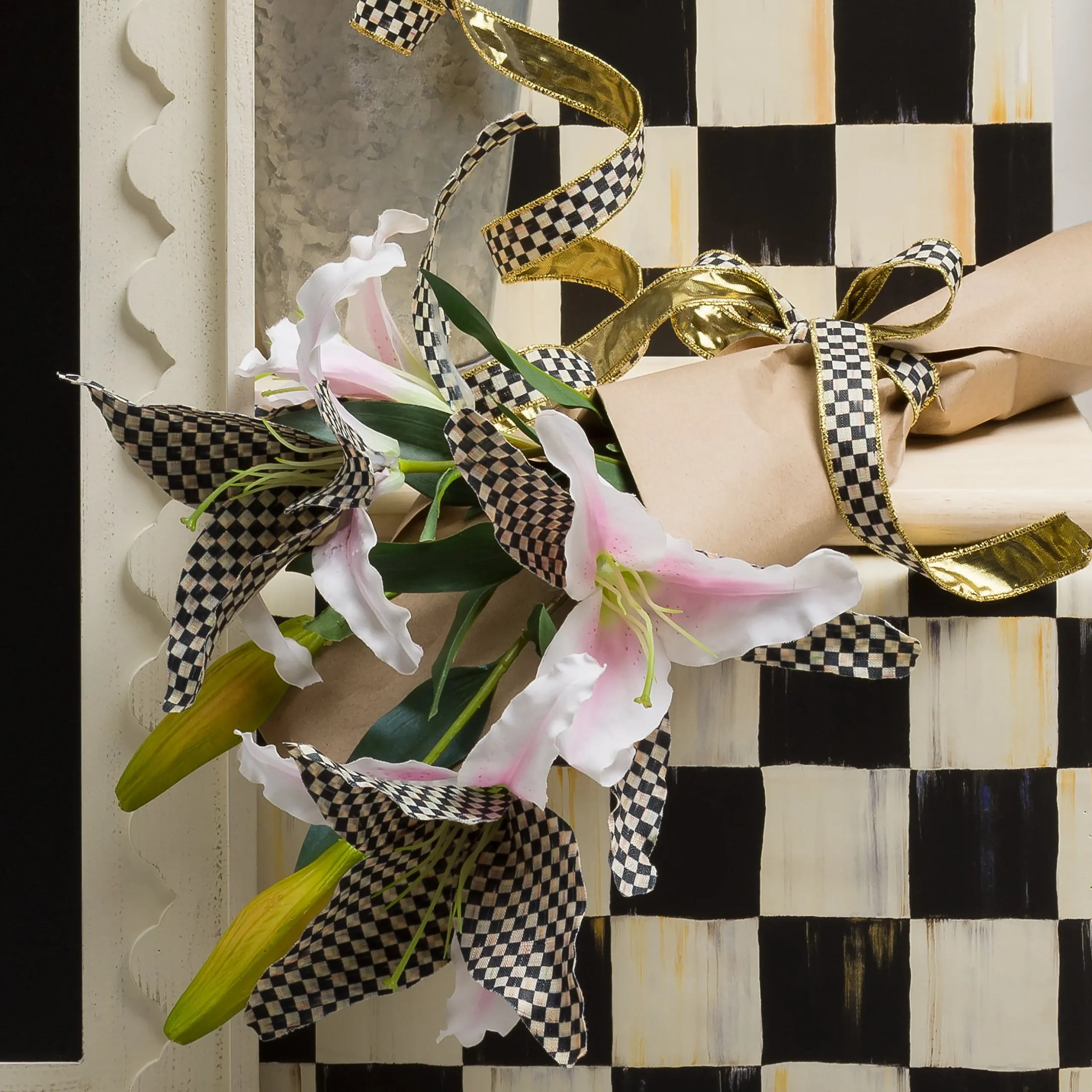 Courtly Check 1" Ribbon