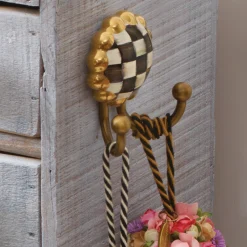 Courtly Check Round Hook