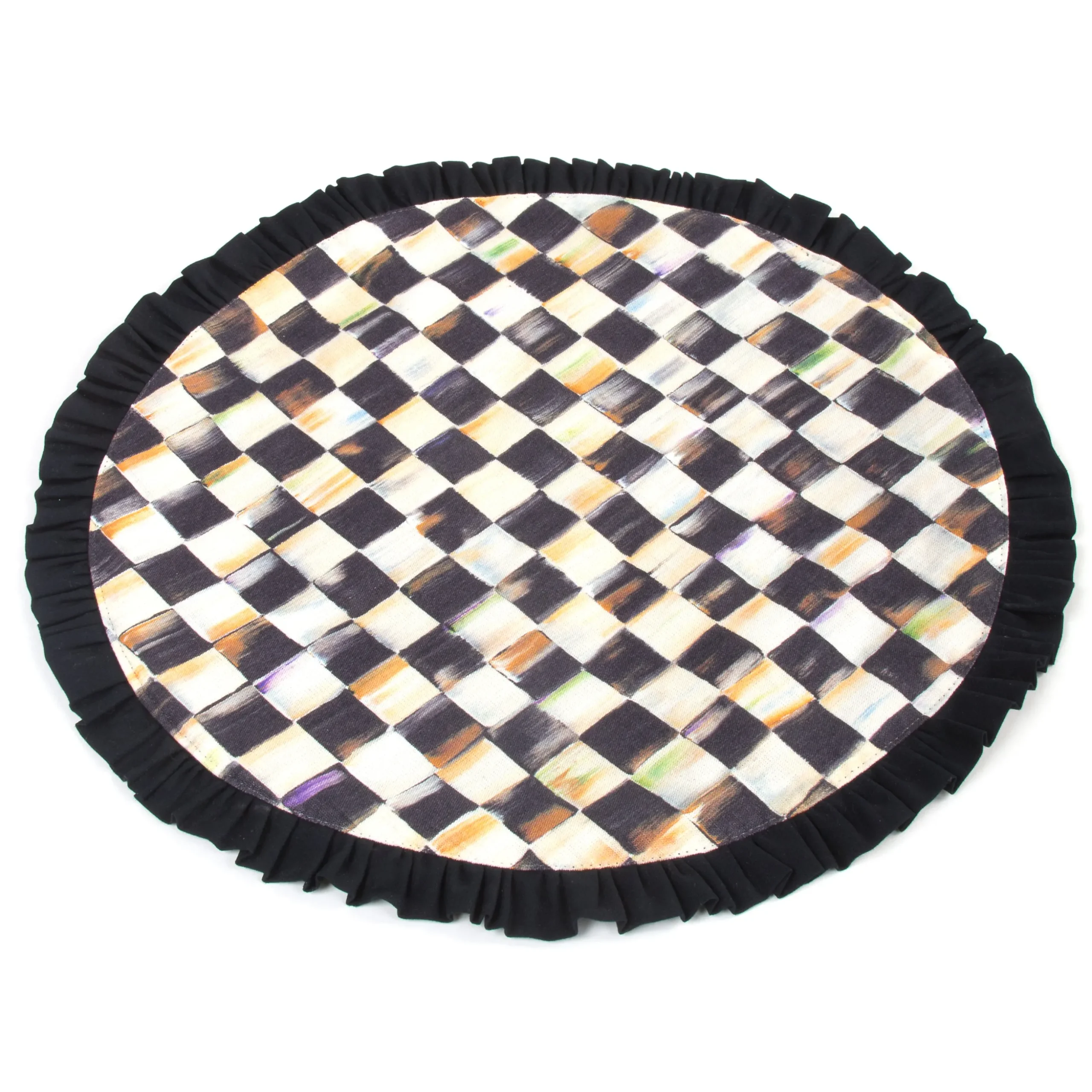 Courtly Check Round Placemat