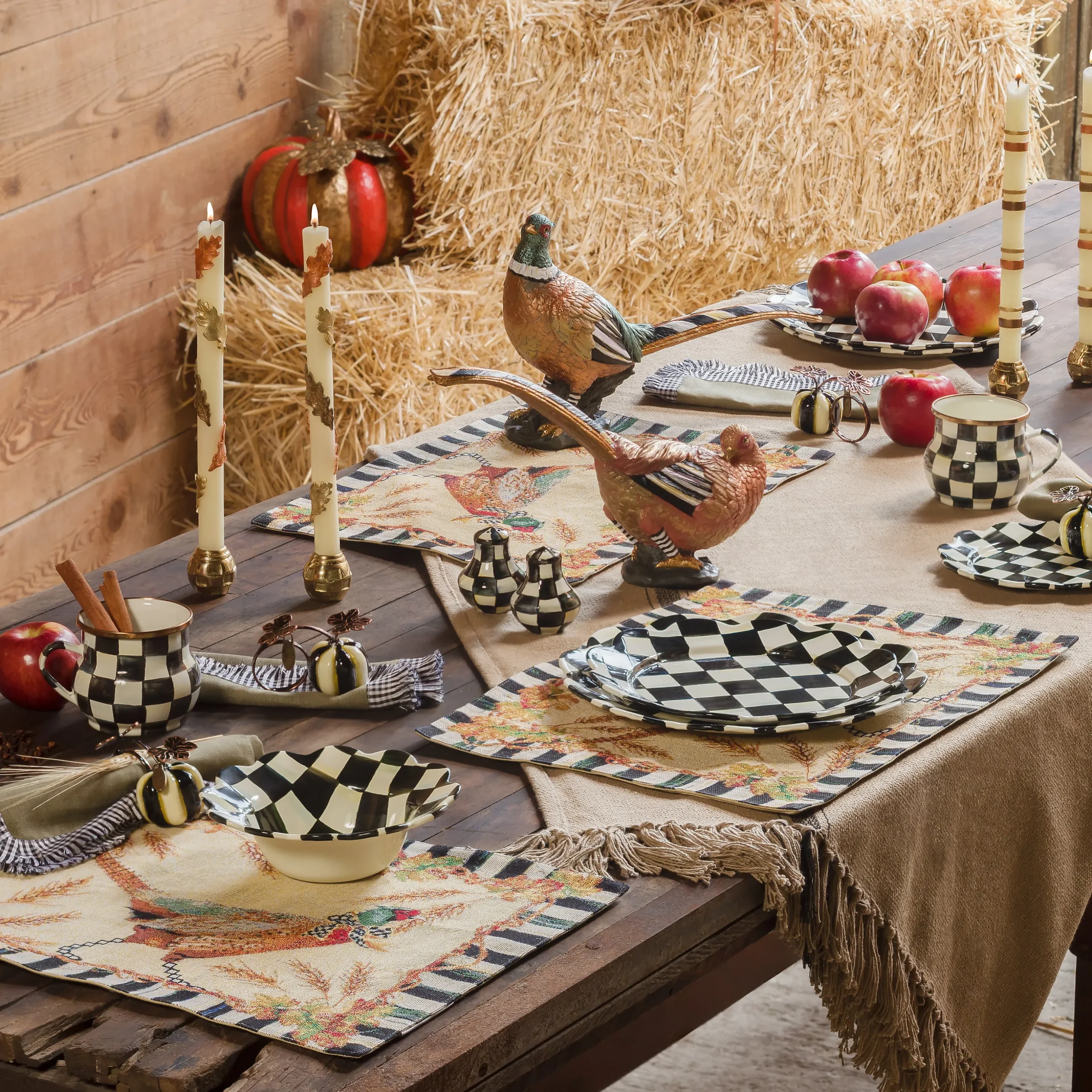 Courtly Check Salt & Pepper Shakers