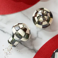 Courtly Check Salt & Pepper Shakers
