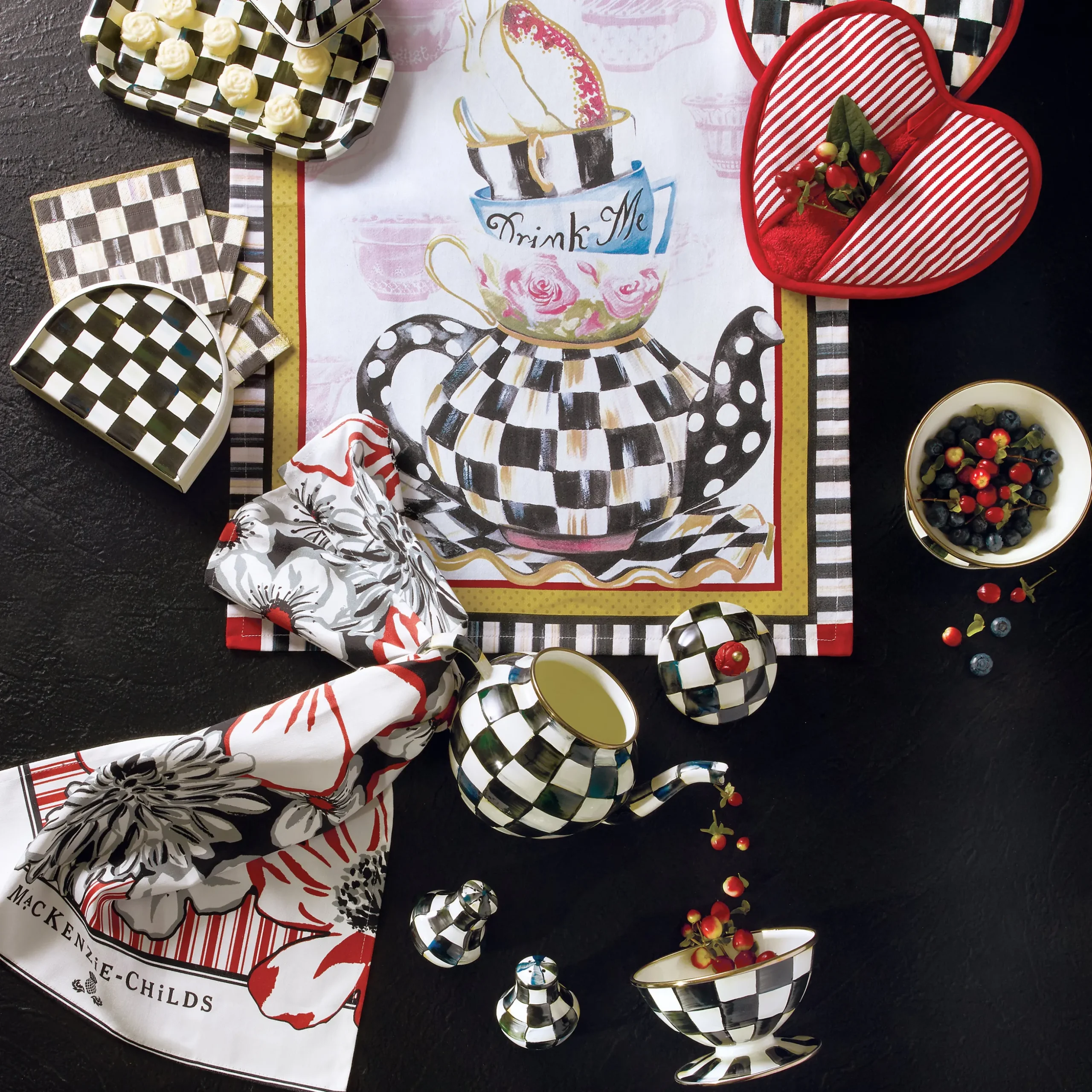Courtly Check Salt & Pepper Shakers