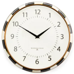 Courtly Check School Wall Clock
