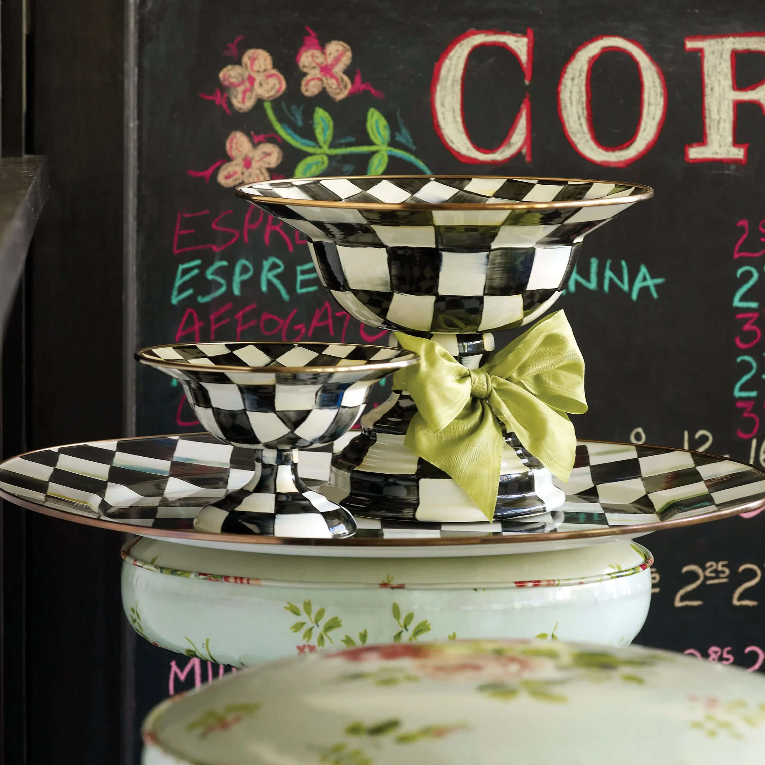 Courtly Check Serving Platter