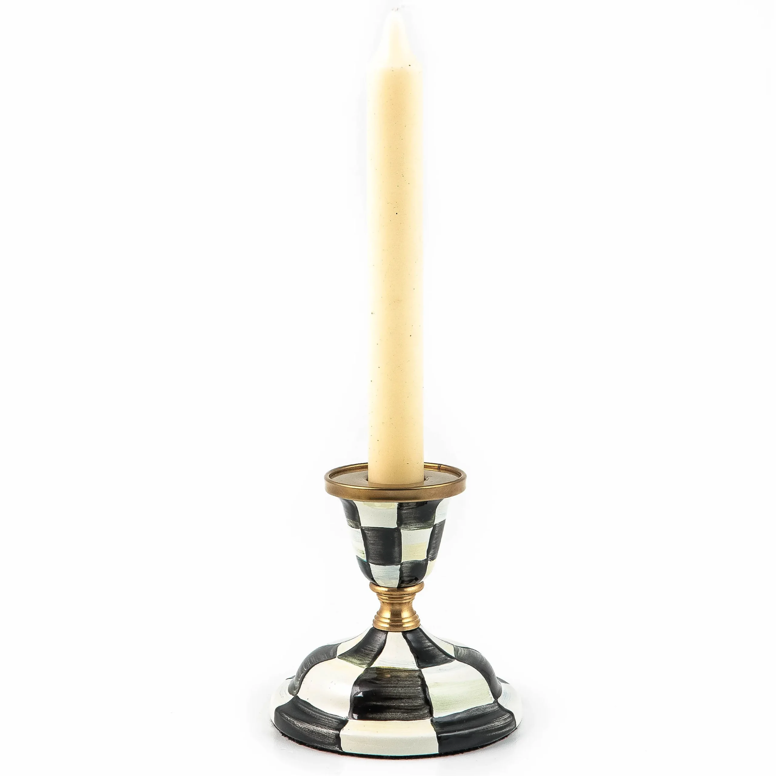 Courtly Check Short Candlestick