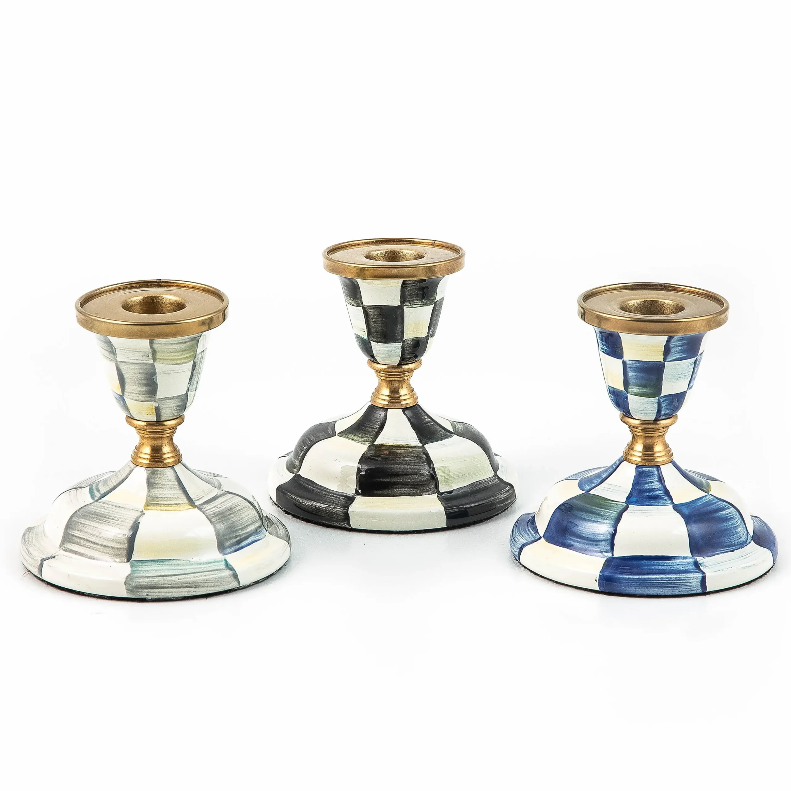Courtly Check Short Candlestick