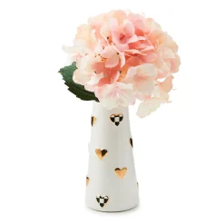 Courtly Check Short Heart Vase