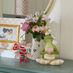 Courtly Check Short Heart Vase