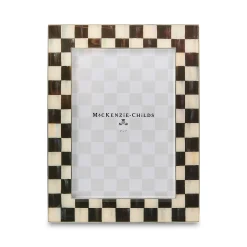 Courtly Check Silver Plated 5" x 7" Frame