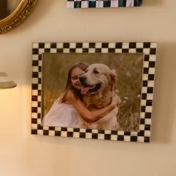 Courtly Check Silver Plated 8" x 10" Frame