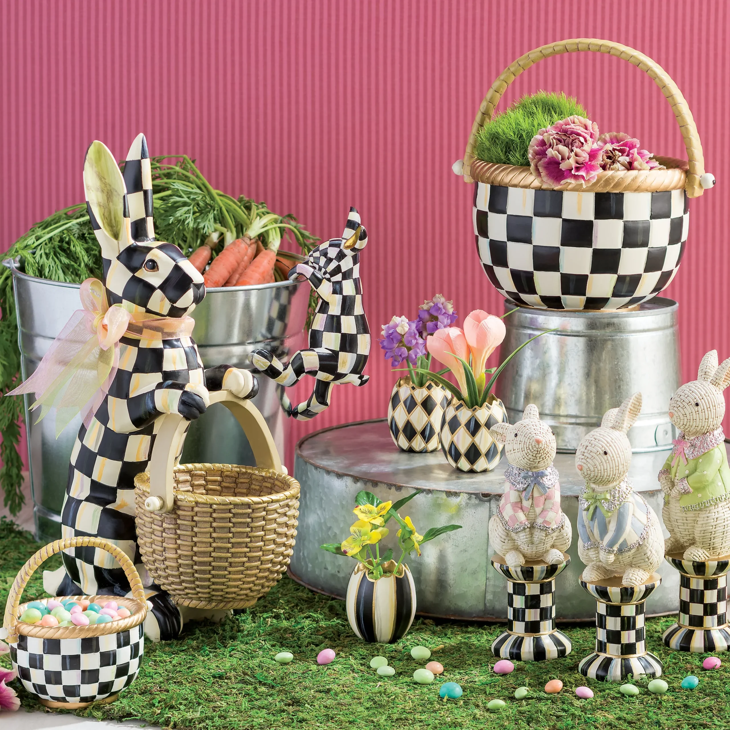 Courtly Check Small Basket