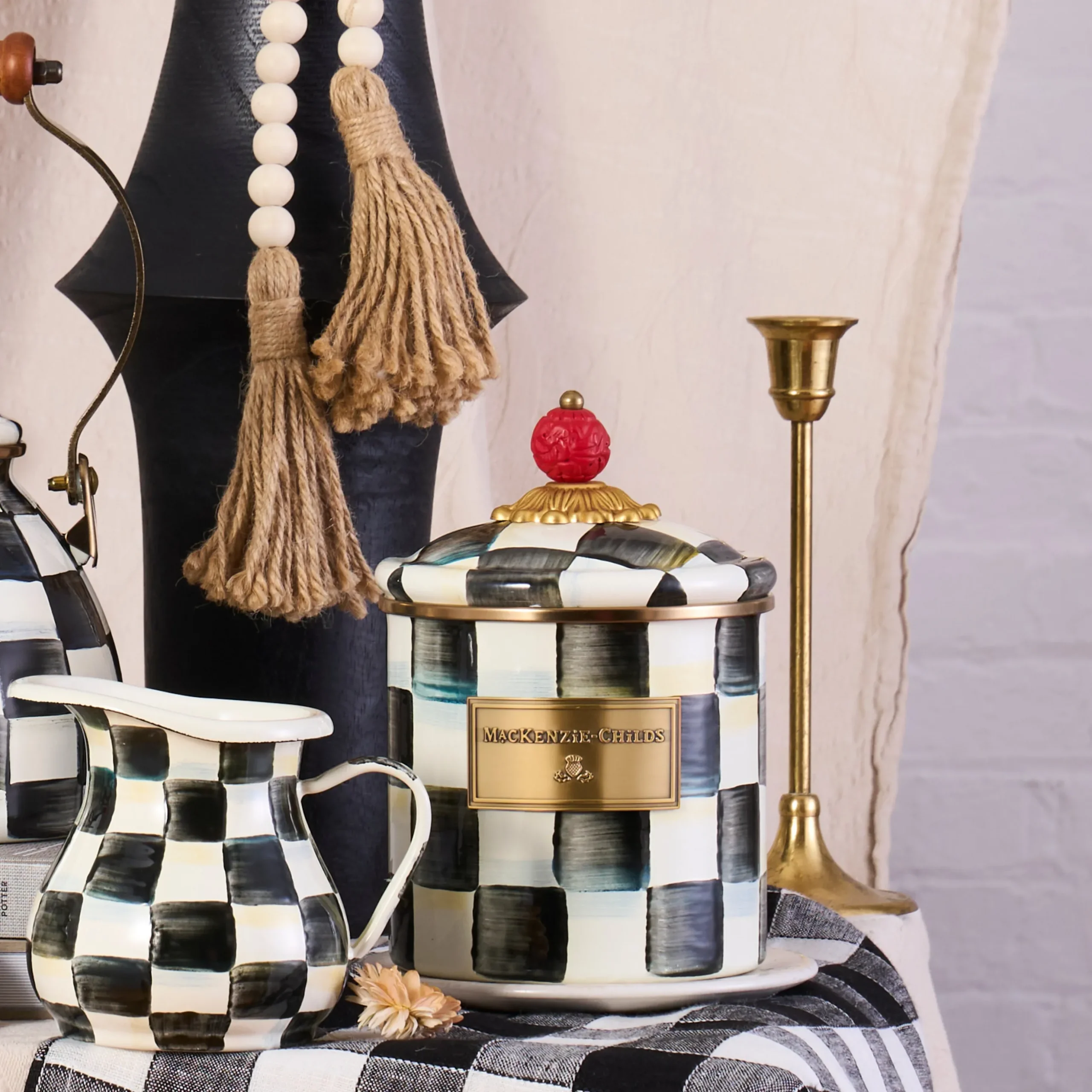 Courtly Check Small Canister
