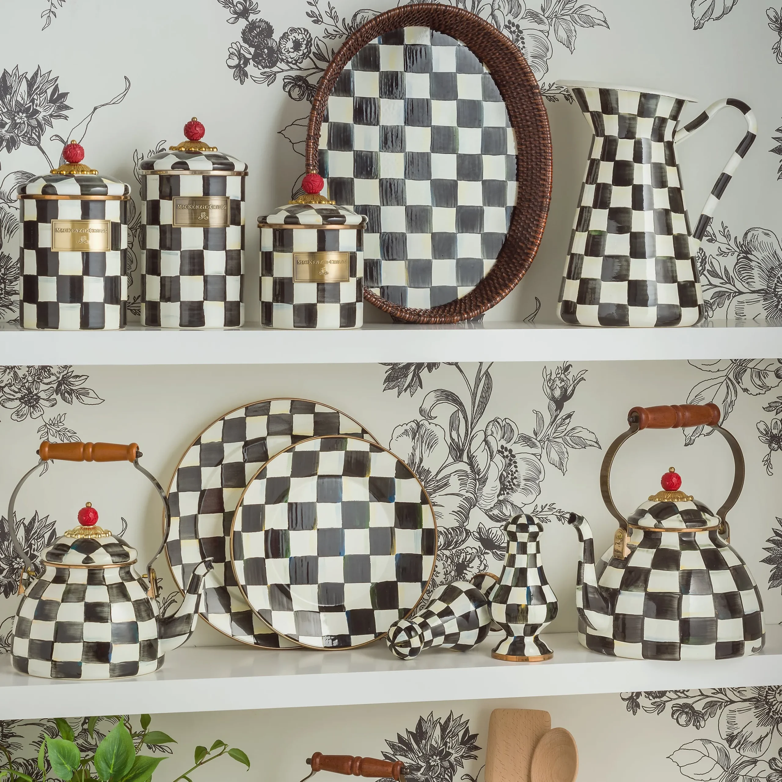 Courtly Check Small Canister