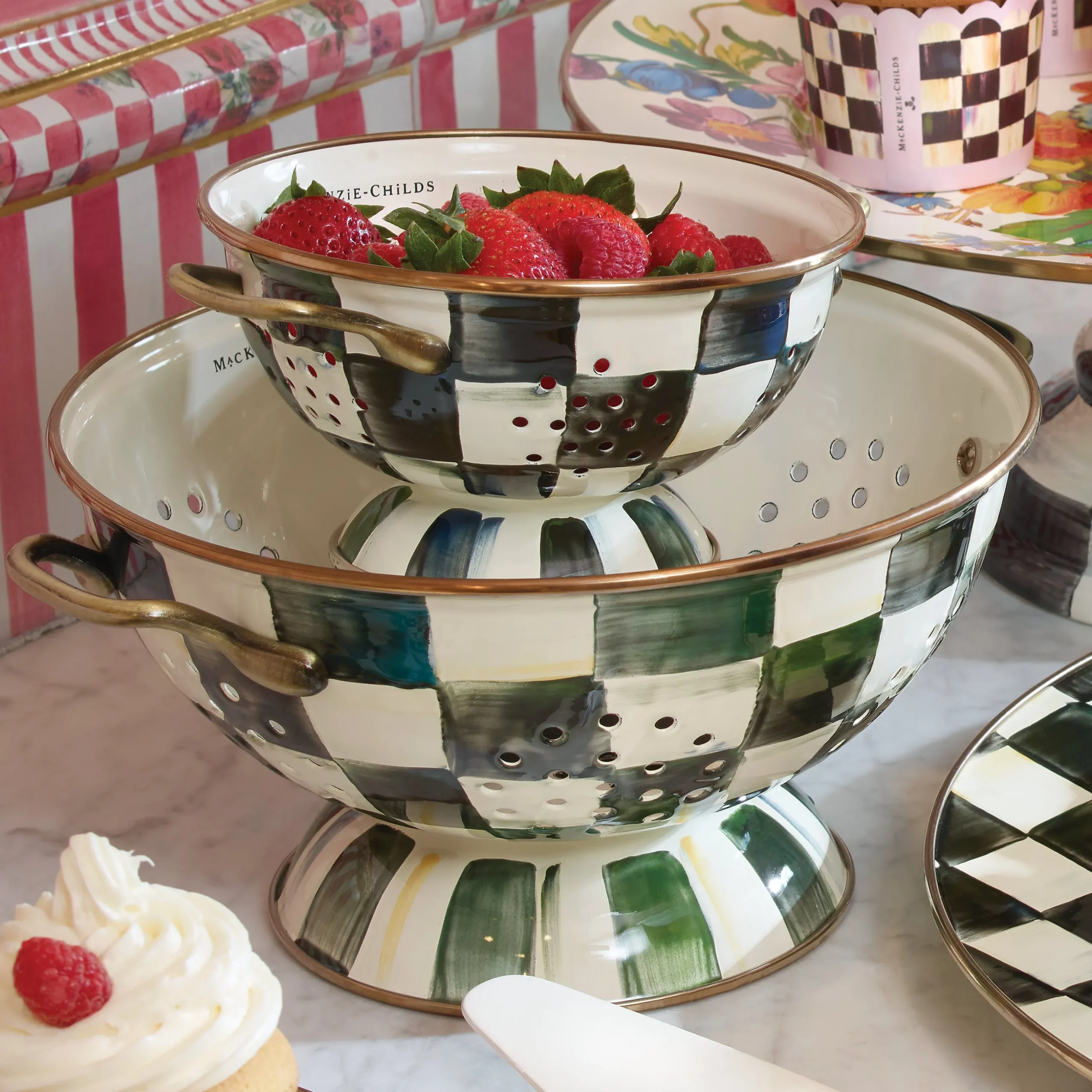 Courtly Check Small Colander