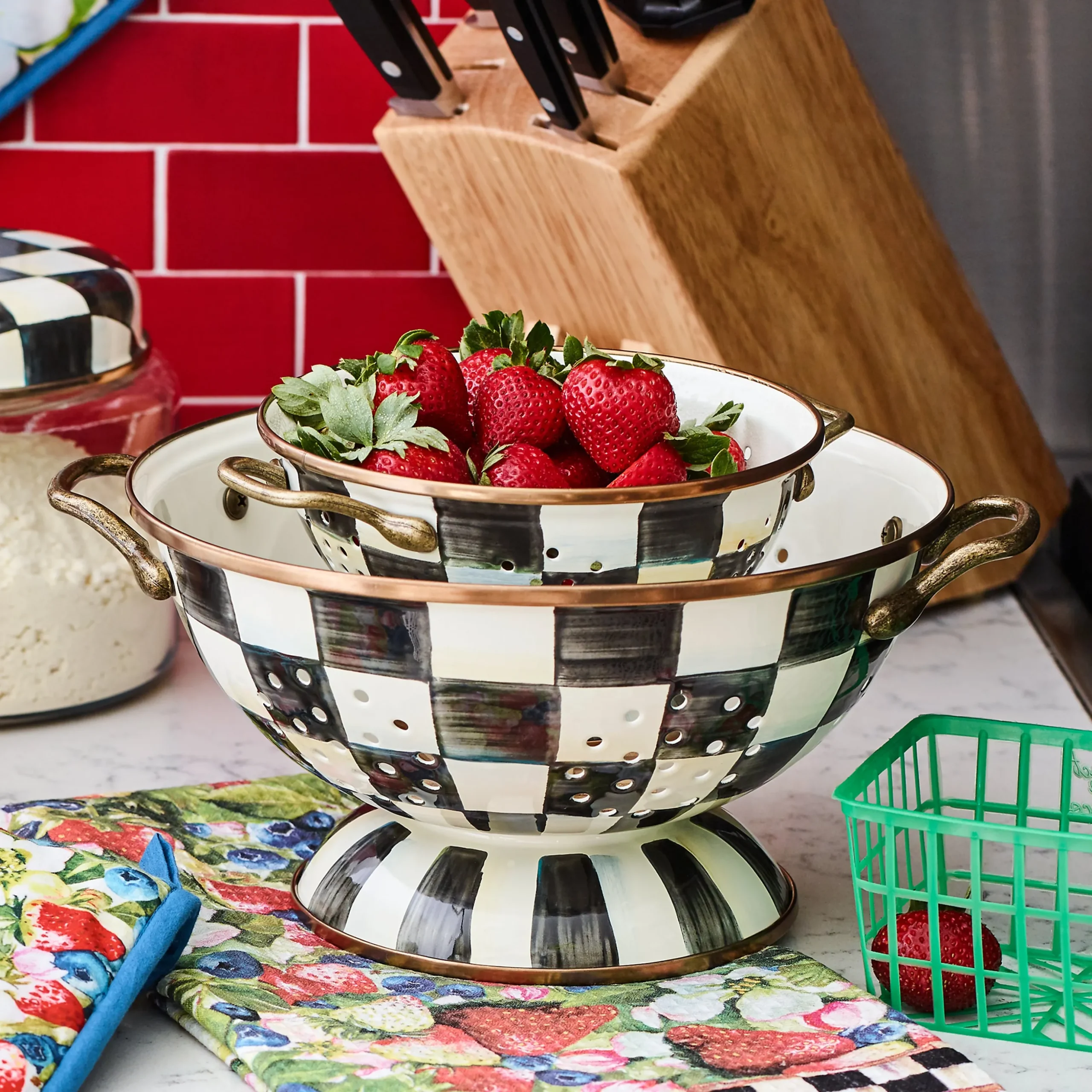 Courtly Check Small Colander