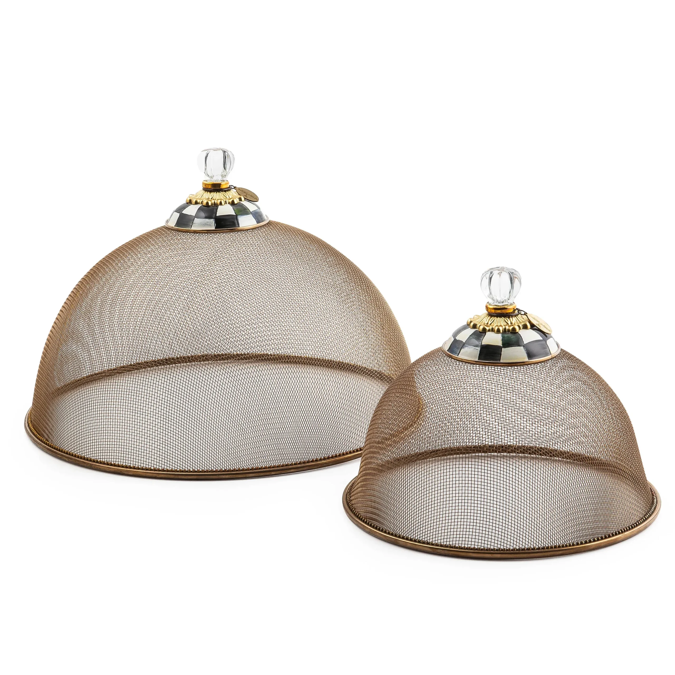 Courtly Check Small Mesh Dome