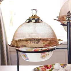 Courtly Check Small Mesh Dome