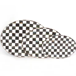 Courtly Check Small Oval Platter