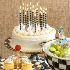 Courtly Check Small Pedestal Platter