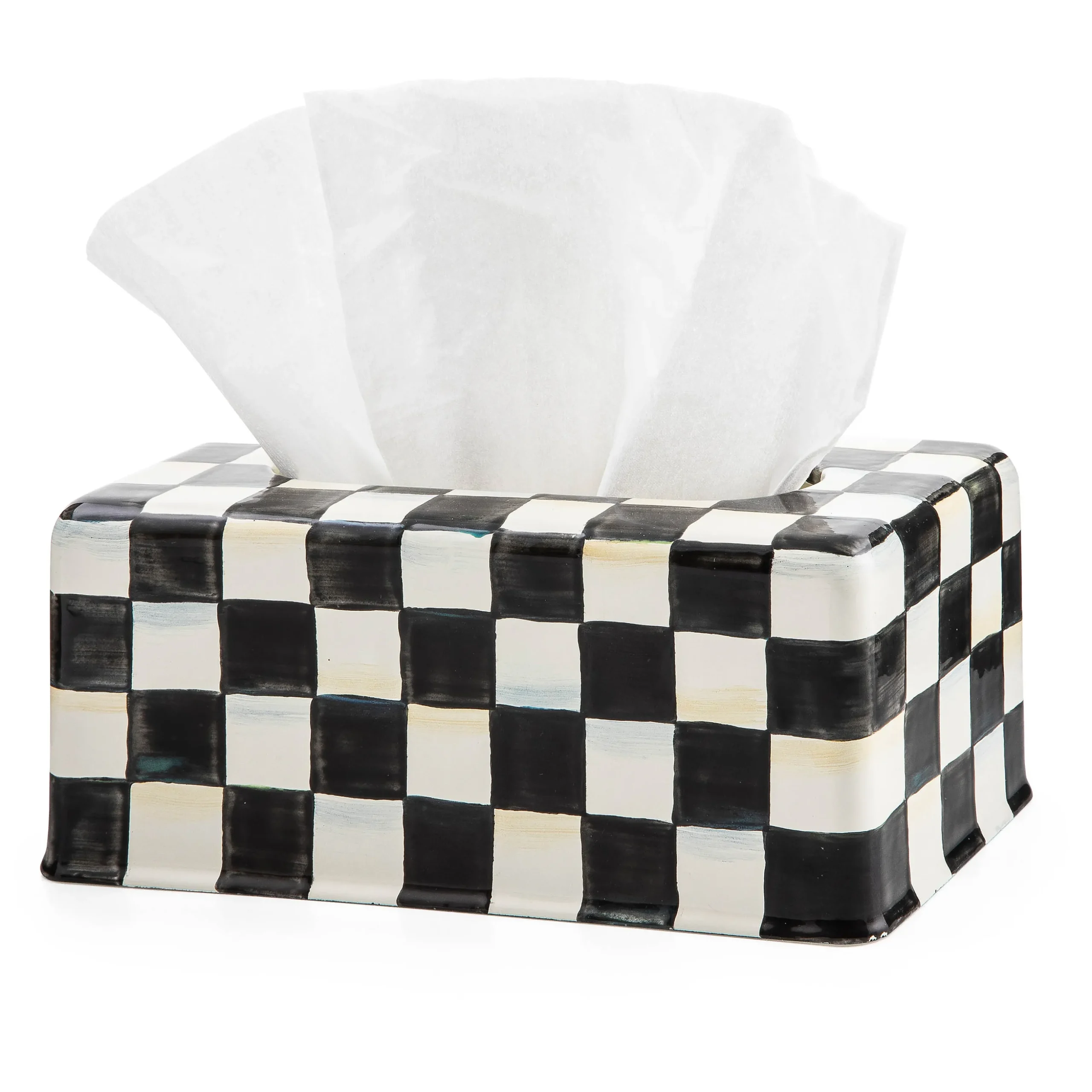 Courtly Check Standard Tissue Box Cover