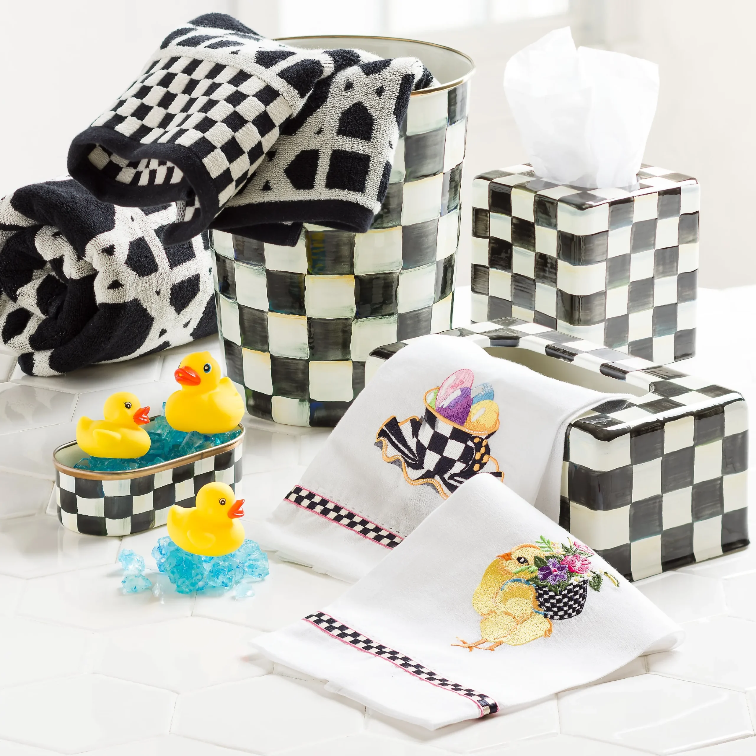 Courtly Check Standard Tissue Box Cover