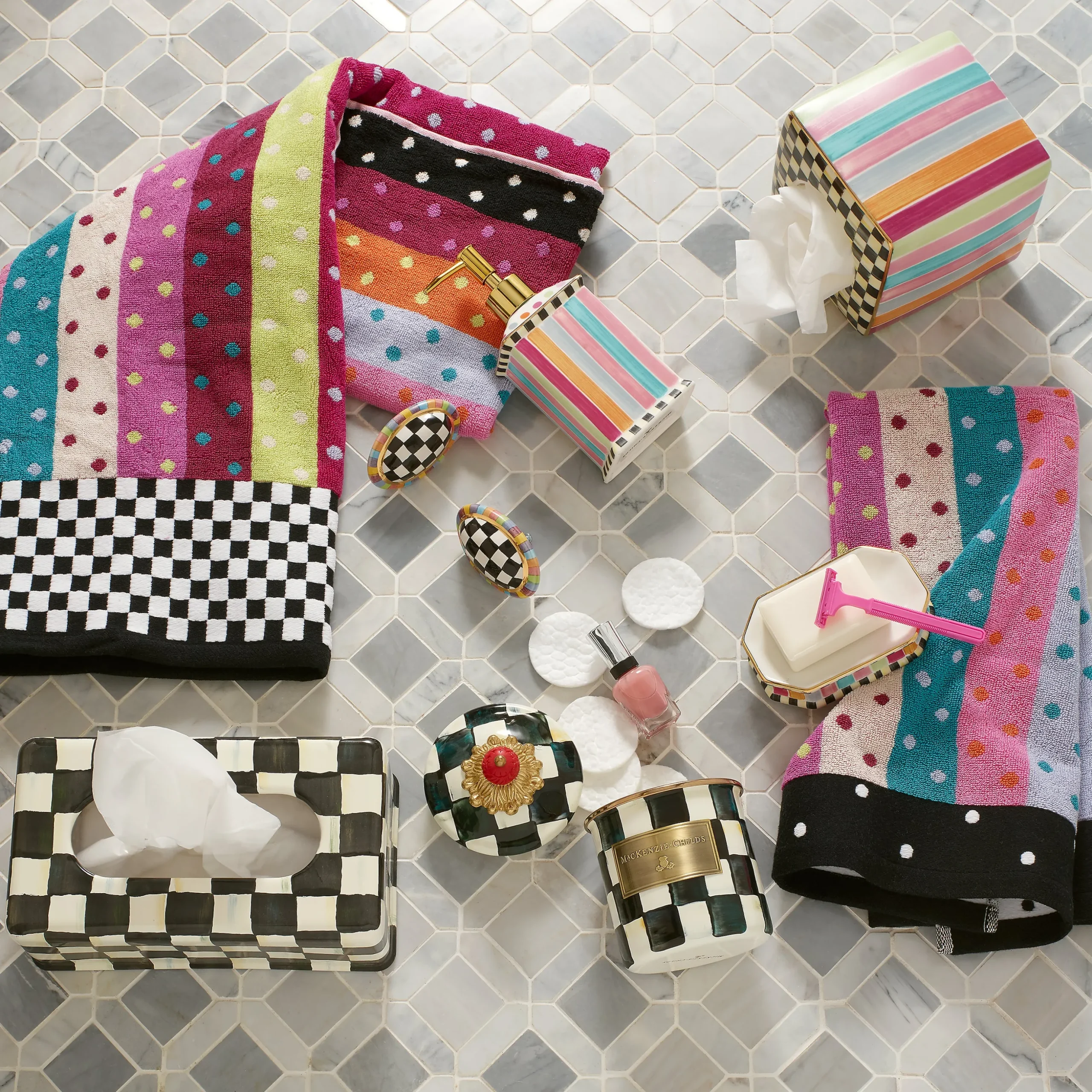 Courtly Check Standard Tissue Box Cover
