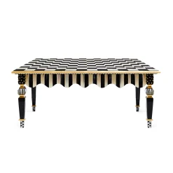 Courtly Check & Stripe Coffee Table