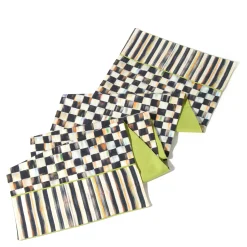 Courtly Check & Stripe Table Runner