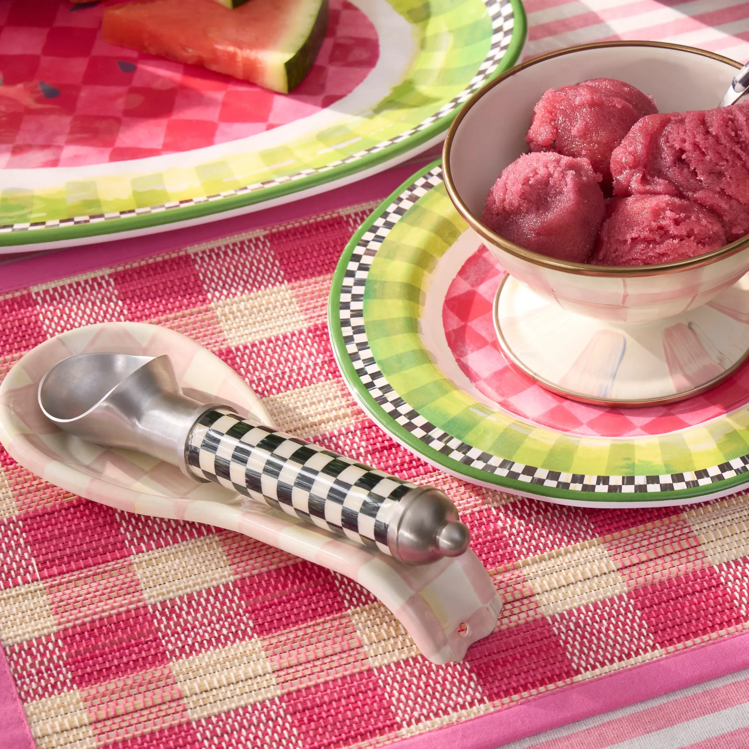 Courtly Check Supper Club Ice Cream Scoop