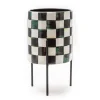 Courtly Check Tabletop Planter