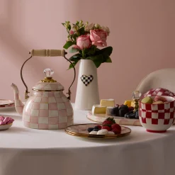 Courtly Check Tall Heart Vase