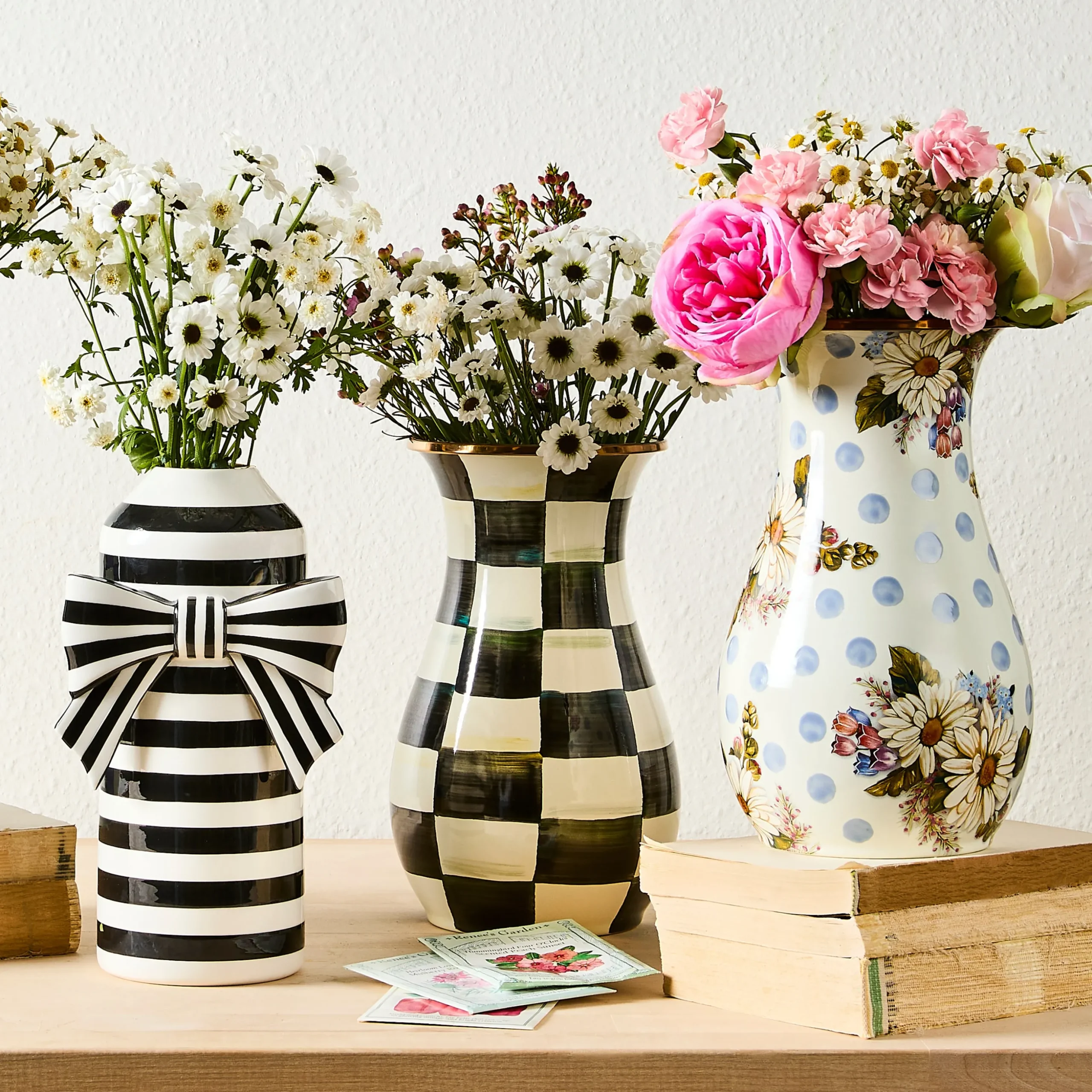 Courtly Check Tall Vase