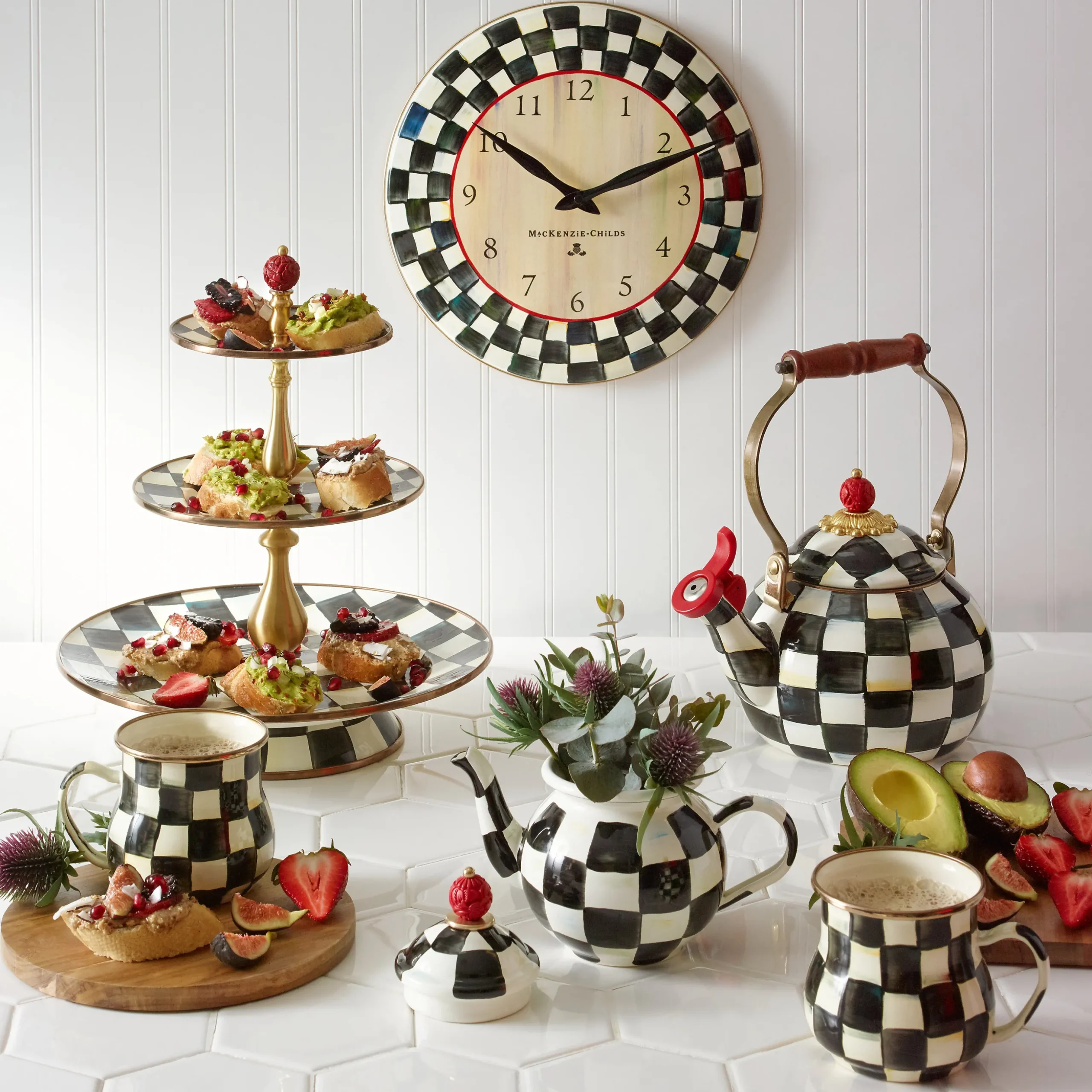Courtly Check Three Tier Sweet Stand