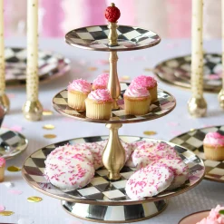 Courtly Check Three Tier Sweet Stand