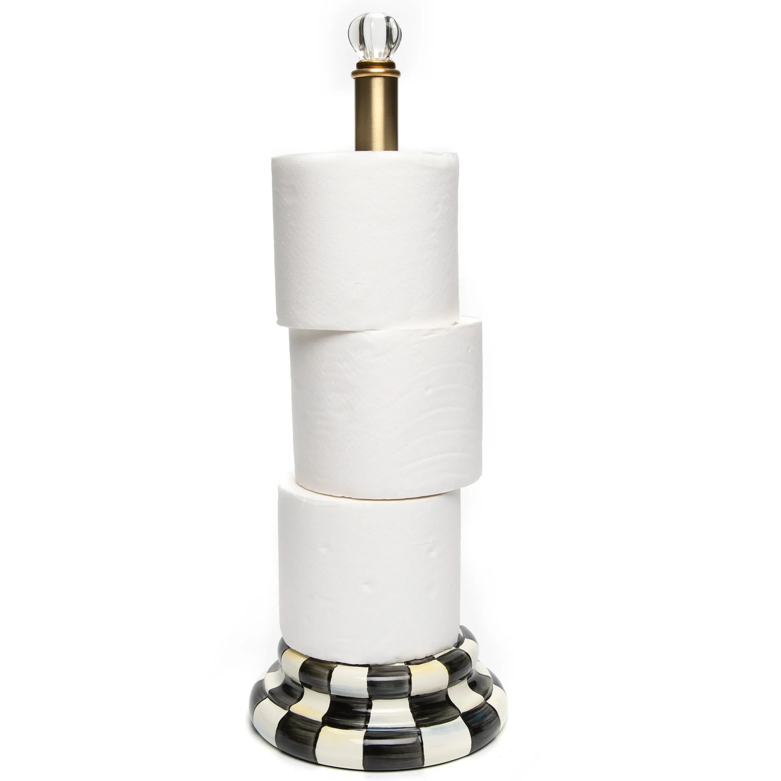 Courtly Check Toilet Tissue Storage