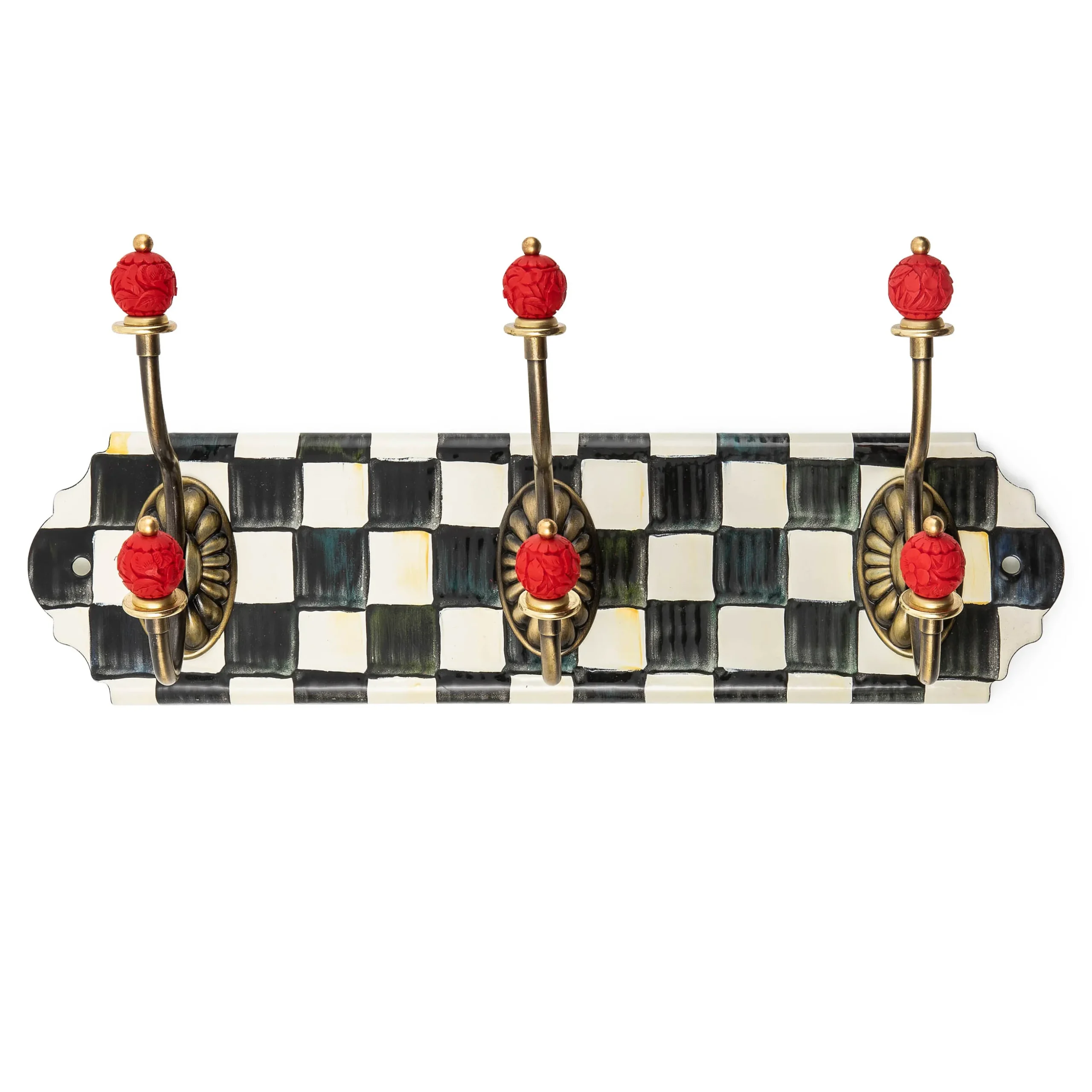 Courtly Check Triple Wall Hook
