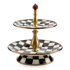 Courtly Check Two Tier Sweet Stand