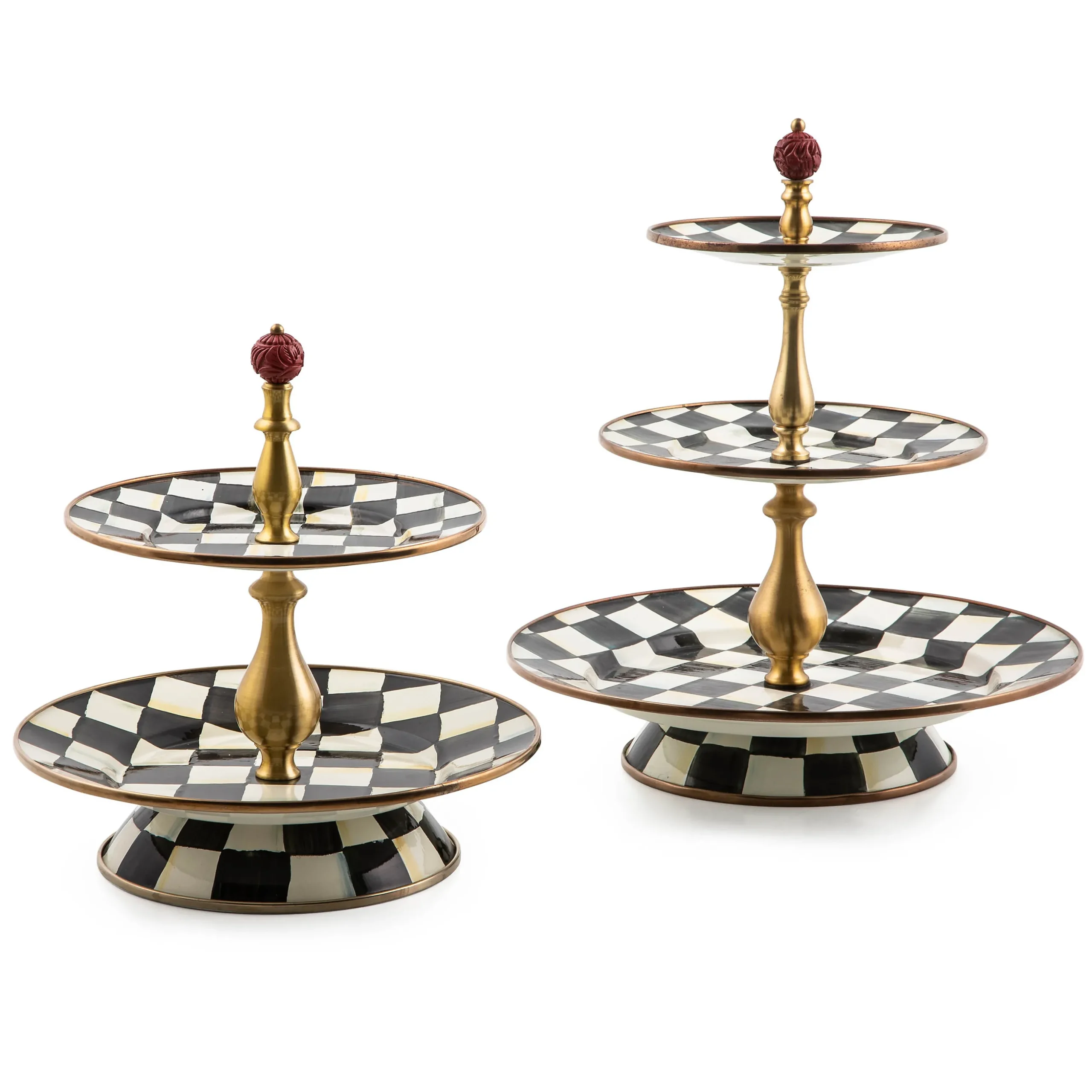 Courtly Check Two Tier Sweet Stand