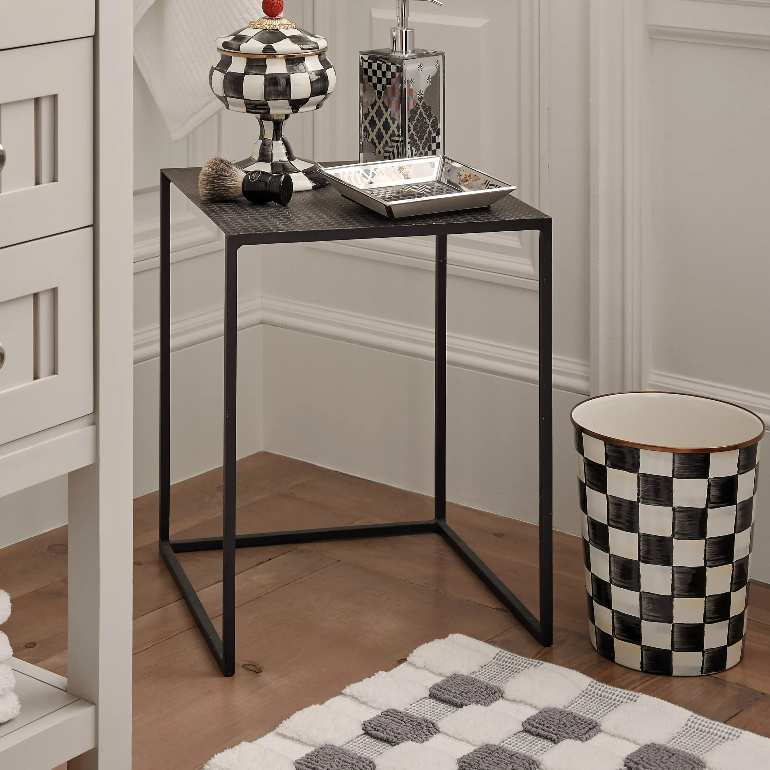 Courtly Check Waste Bin