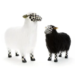 Courtly Check White Sheep - Large