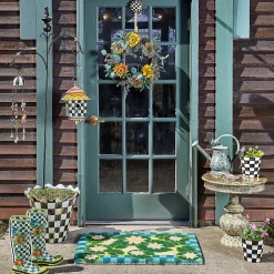 Courtly Check Wreath Hanger