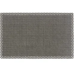 Courtly Check 6' x 9' Grey Sisal Rug