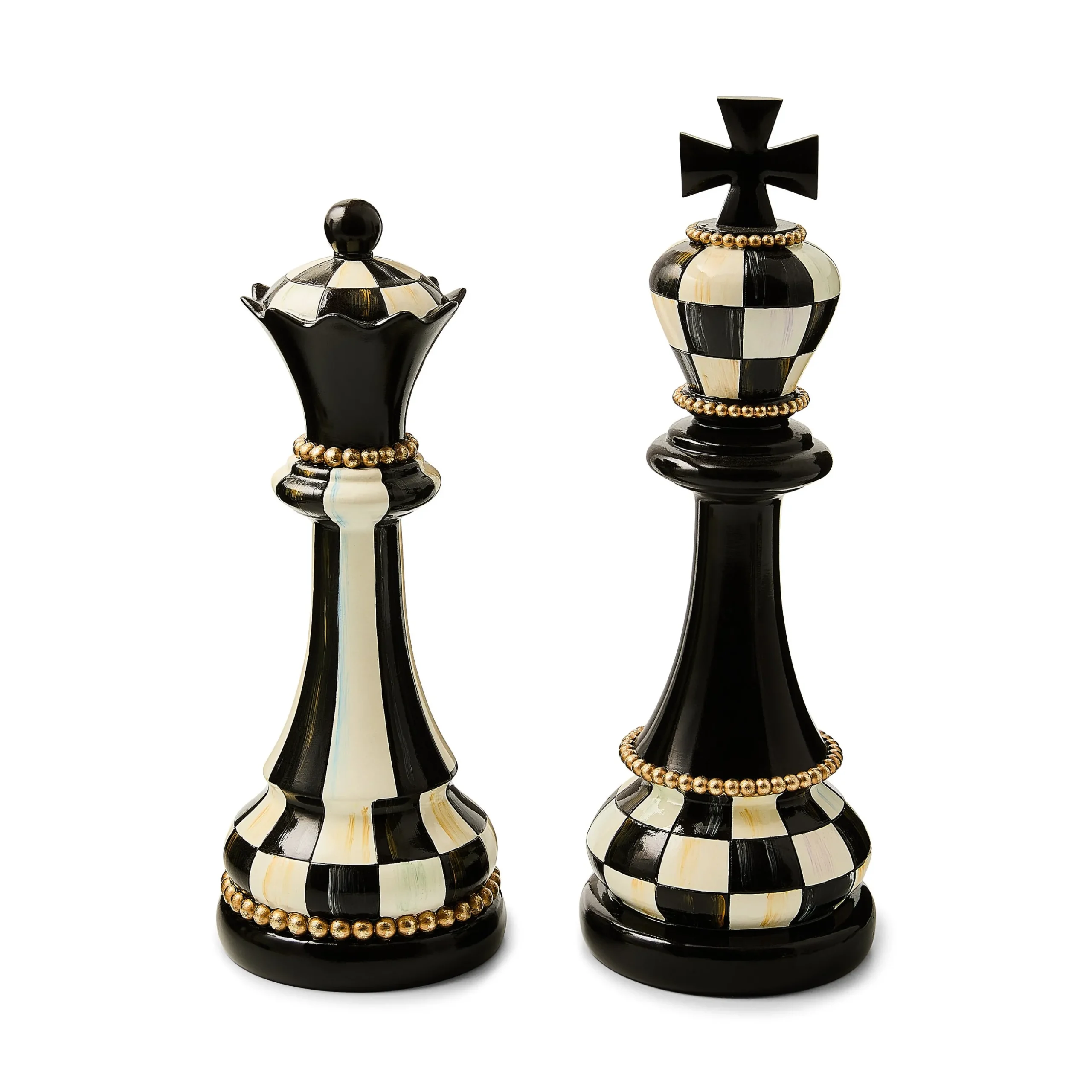 Courtly Chess Decor, Set of 2