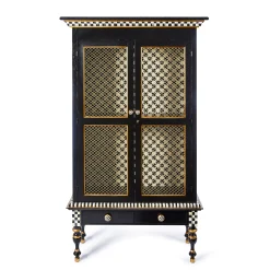 Courtly Criss-Cross Cabinet