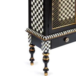 Courtly Criss-Cross Cabinet